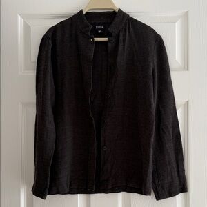 Eileen Fisher Women's Black Button Down Shirt